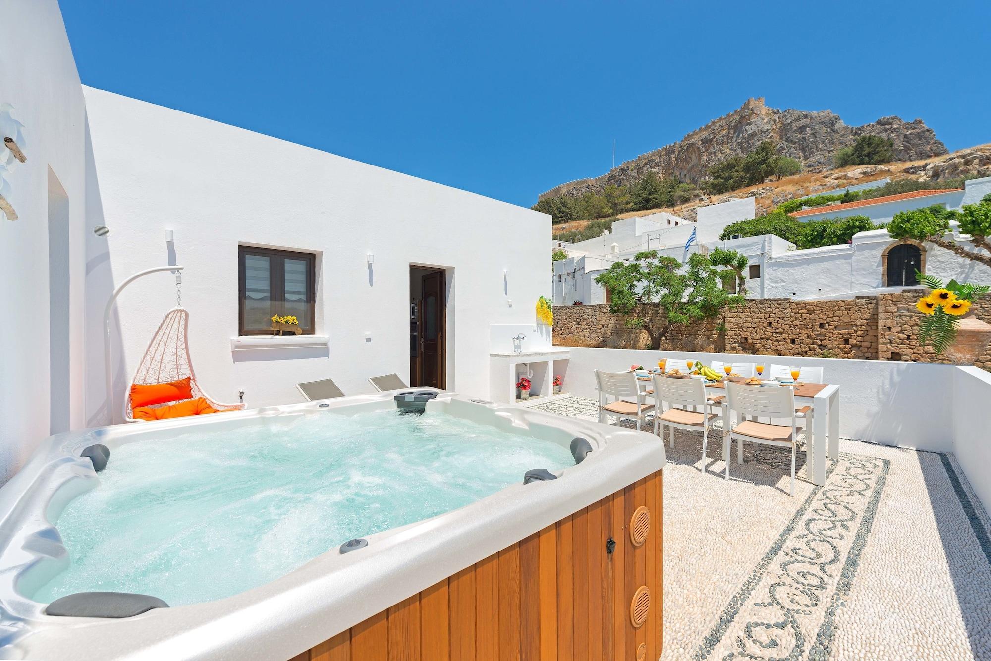 Lindos Diamond Exclusive Villa Exterior foto