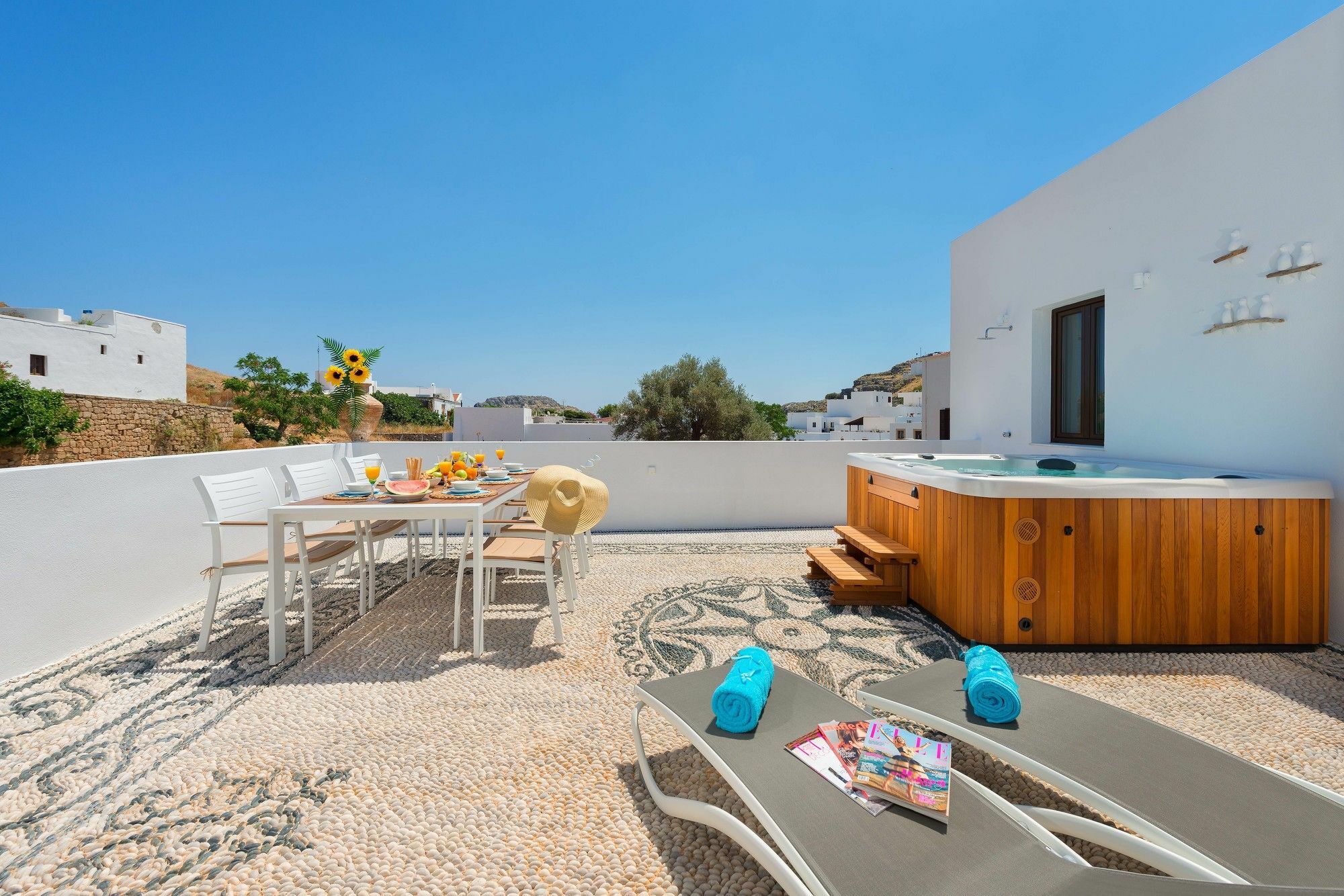 Lindos Diamond Exclusive Villa Exterior foto